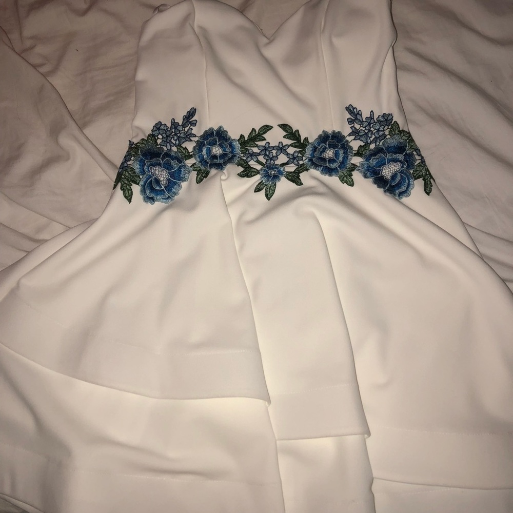 strapless homecoming dress